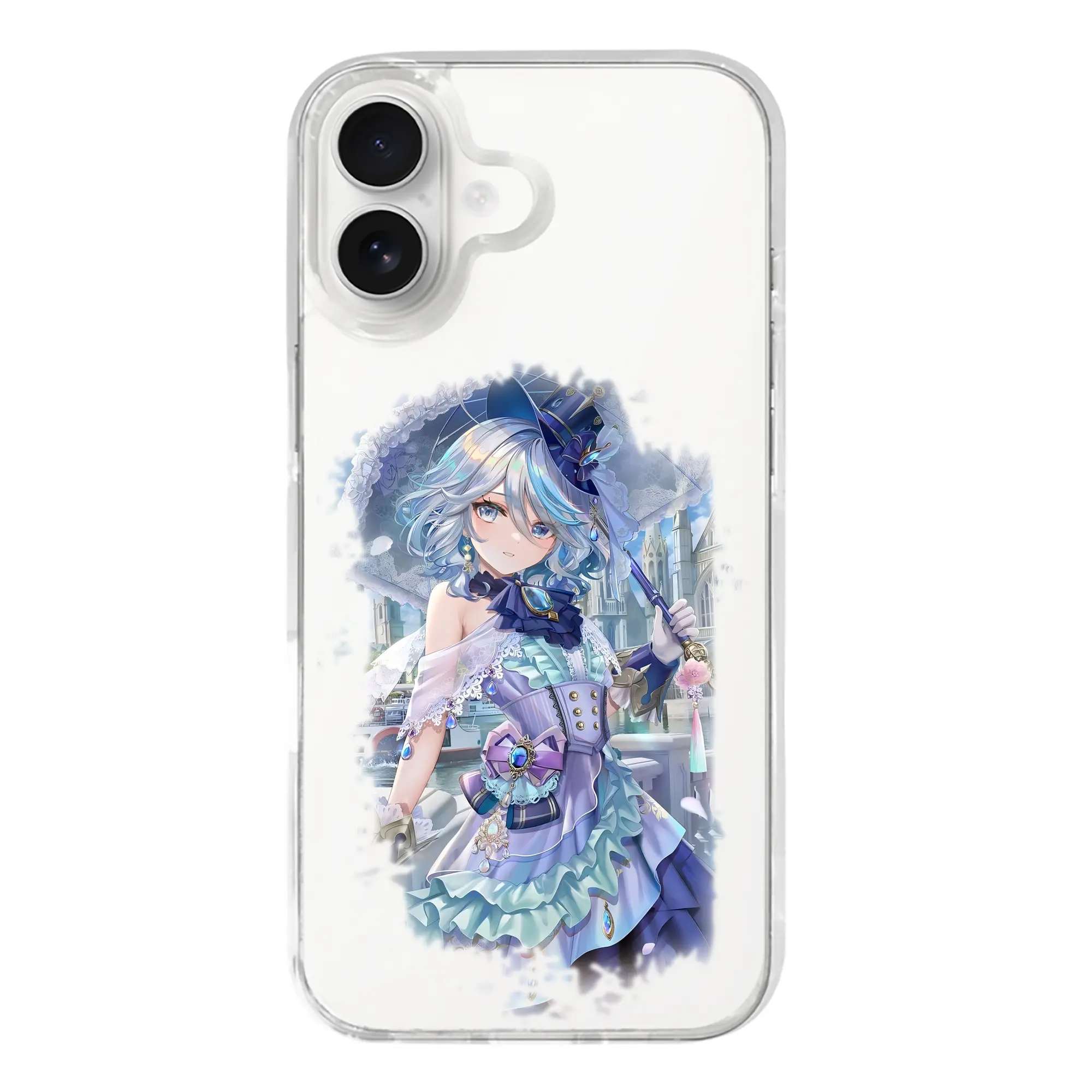 原 神 グッズ フリーナ - iPhone 17シリーズ 透明スマホケース – 薄型・耐衝撃・精密フィット保護カバー